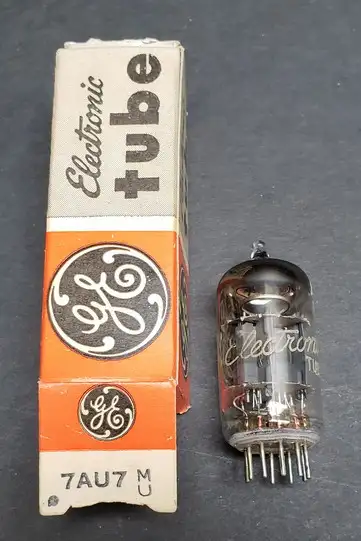 Vintage GE 7AU7 Vacuum Tube / Radio Tube NOS, View more