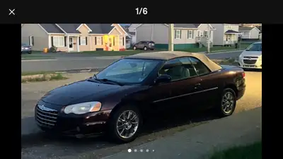 2004 Chrysler Sebring Convertible, Vehicle is in fair condition, and needs some TLC. V6 engine with...