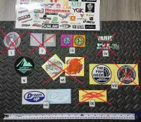 BRAND NEW Various JDM Fishing Decals Stickers (Smaller Sized)
