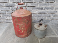Antique Gas And Kerosene Cans