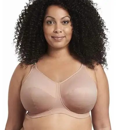 46M Goddess New Womens Soft Cup Full Coverage Wireless Bra, Fawn, View more