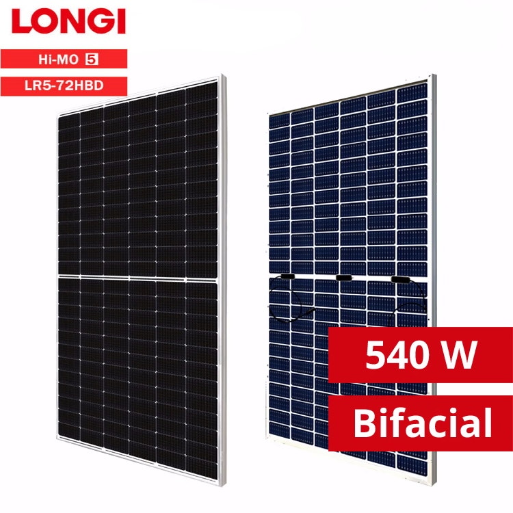 Solar Panel Longi HI-MO 5 Mono 540 watt Bifacial, Split Cell | Other ...