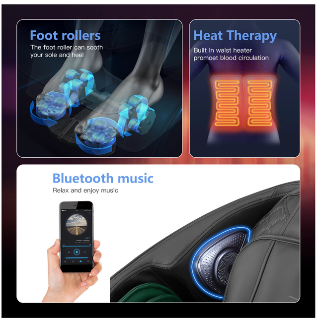 Massage chair Clearance $1599 Limited time offer! in Chairs & Recliners in Calgary - Image 5