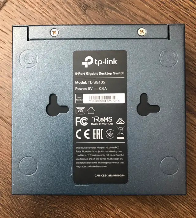 TP-Link Ethernet Powered Network Hub63234988520833121