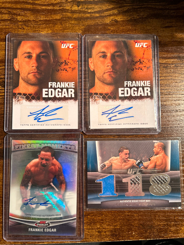 UFC Frankie Edgar Topps Cards in Arts & Collectibles in Peterborough