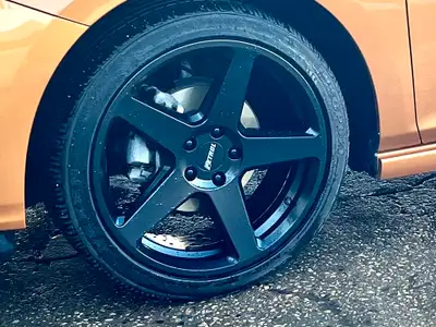 Petrol PC2 18” rims and tires 18x8 bolt pattern 5x105 225 40 18 Nexen tires with lots of tread left.