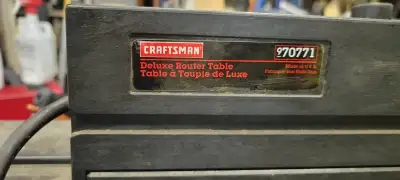 craftsman deluxe router table, View more