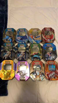 Pokémon Card Empty Tins