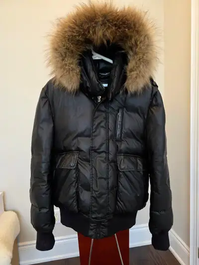 Mackage Men's Down Bomber - Black - Size 42 - Great Condition, View more