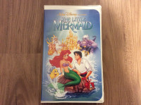 The Little Mermaid VHS Tape Disney Black Diamond Banned Cover