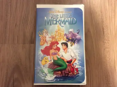 The Little Mermaid VHS. Authentic, Black Diamond original artwork version. See my profile for more l...