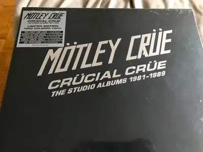 Sealed Crucial Motley Crue limited edition vinyl boxset, View more