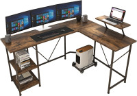 Grand bureau, large L-shaped Desk