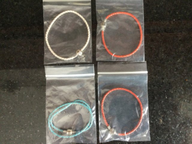 Pandora Braided Leather Bracelets- Brand New- Look!! in Jewellery & Watches in Saskatoon - Image 2