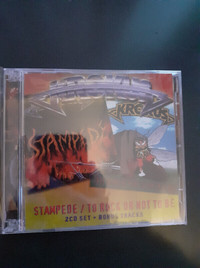 KROKUS STAMPEDE / OR NOT TO BE  2 CD SET NEW