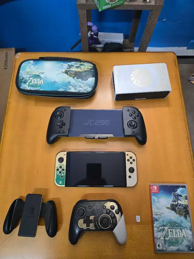 Tears of the kingdom edition OLED switch bundle