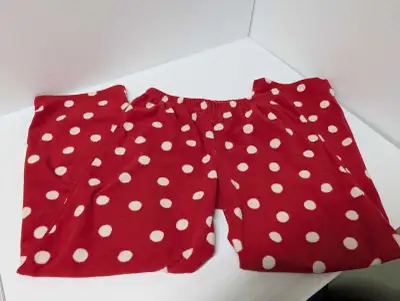 Carter's Red Polka Dot Girl's Size 12 Fluffy PJ Pants, View more