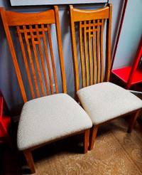 Wooden Chairs / 2 pcs
