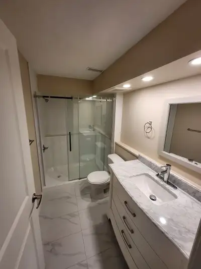 small size bedroom in a quiet house near Brentwood Mall. Shared double bathroom on the same floor. C...