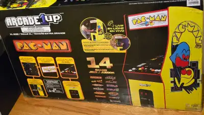 Selling a brand new, unopened Arcade1Up Pac-Man XL cabinet. Still sealed in original packaging – nev...