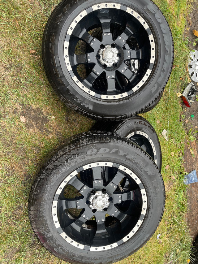 20" wheels with all season tires 6x5.5 bolt pattern  in Tires & Rims in Calgary - Image 2