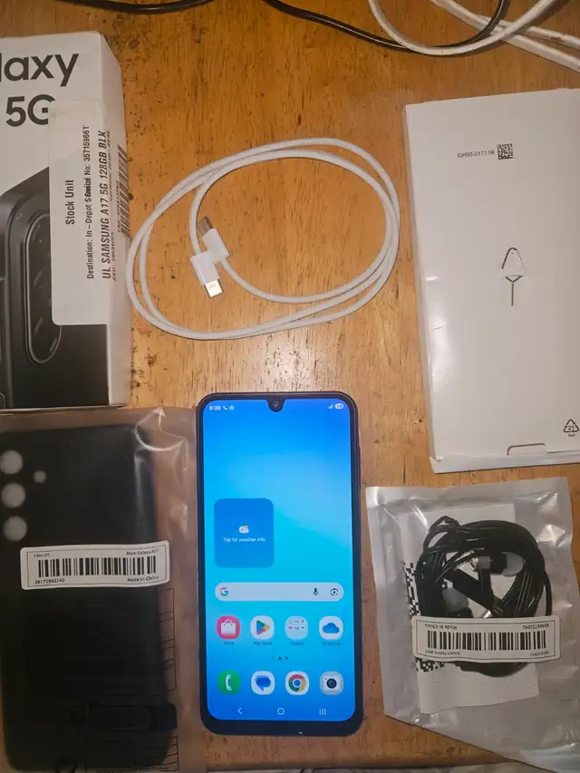 NEW UNLOCK SAMSUNG A17 5G-ANDROID16-4 GIG RAM-2 SIM-PLZ READ AD