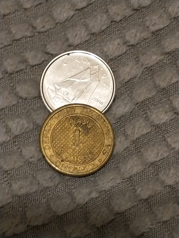 1961-1973 Ontario Department of Highways class 1 vehicle token in Arts & Collectibles in City of Toronto - Image 4