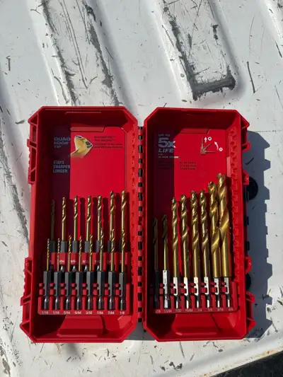 Milwaukee drill bit set, View more