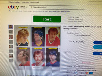 1981 OPeechee Jumbo set 24 cards  $125 complete set Gretzky
