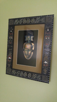 Mask Shadow Box Picture