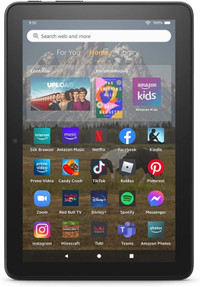 Amazon Fire HD 8 tablet, 32 GB, 30% faster processor, (2022)