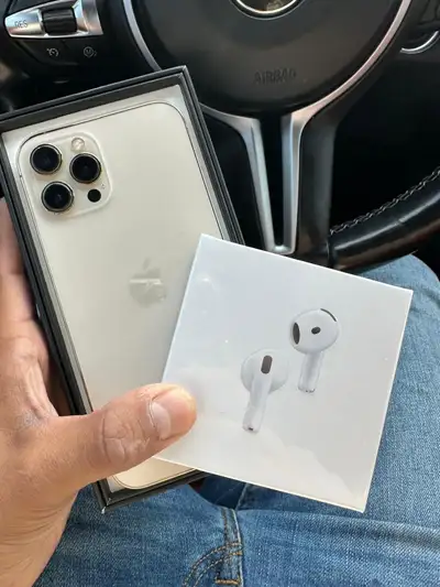 iPhone 12 Pro max 128Gb with FREE AirPods + FAST CHARGER & Case, View more