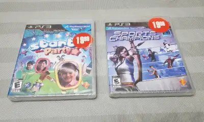 2 new PS3 move start the party and sport champions, View more