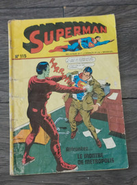 SUPERMAN Nº 115 vintage rare, 1977 état bon