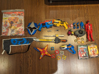 Power Rangers Toy Lot - Battle Morphers, Missile Launchers