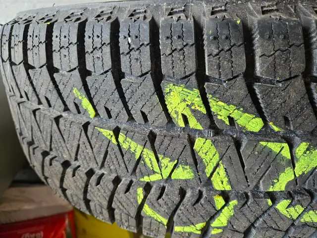 Bridgestone winter tires 205/55R16 with Rim in Tires & Rims in Ottawa - Image 3