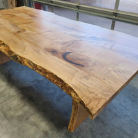 Just built! Live edge table. Must see!