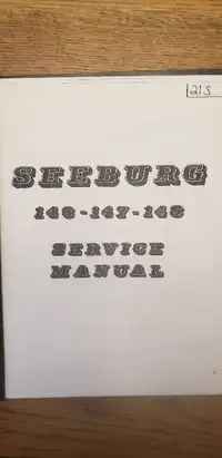 Seeburg 146-147-148 Service Manual