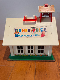 Fisher Price Play Family School vintage 923