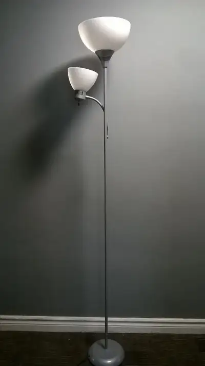 Floor Lamp 2 light with reading lamp, View more