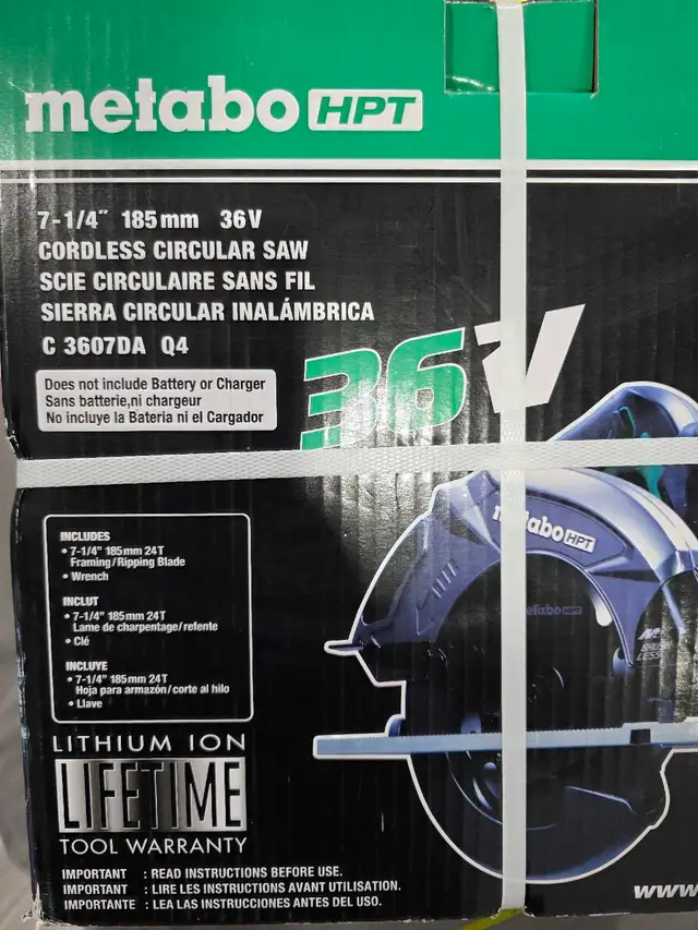 Metabo HPT Circular Saw in Power Tools in Markham / York Region - Image 2