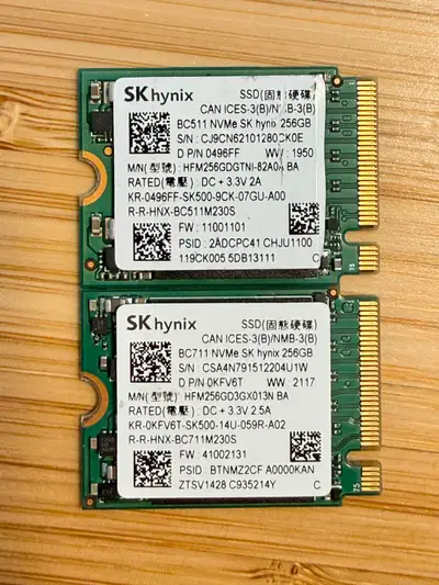 SK Hynix 256GB NVMe SSD, M.2 2230, View more