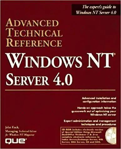 Windows NT Server 4.0 Advanced Technical Reference, View more