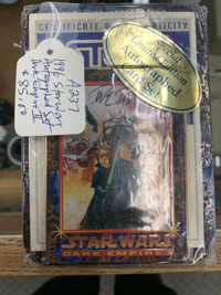 1996 Star Wars Set Autographed Dark Empire II Showcase 319