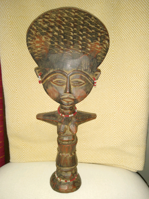 Wood African Sculpture Fertility in Arts & Collectibles in Calgary - Image 3