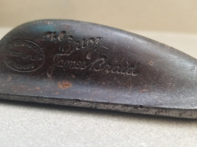 For the avid golfer a James Braid 1910 putter made in Scotland in Golf in Hamilton - Image 2