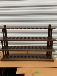 36 Piece Pipe Stand, Large Pipe Stand, Tobacco Pipe Rack, Unique