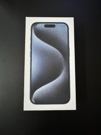 iPhone 15 Pro 128GB Blue Titanium - Brand New Sealed - Unlocked