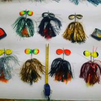 Musky and pike tackle spinner baits fishing tackle lures walleye