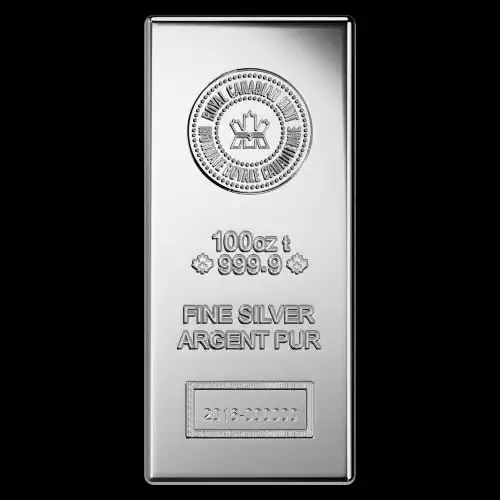 100oz RCM silver bar62863277041027122